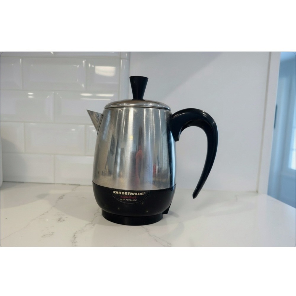 Vintage Farberware SuperFast Electric Coffee Percolator USA Parts/Repair No Cord